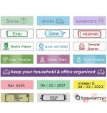 Für Phomemo P12 / P12 Pro 12 mm x 4 m Etikettenband für Verbrauchsmaterialien, Black Word On White Thermal Paper, Black Word On White Synthetic Paper, Black Word On White Thermal Transfer, Black Word On Transparent Synthetic Paper... – Bild 6