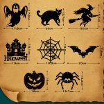 4,5 V Halloween leuchtende Hängelichter Party Urlaub Dekoration, Bat, Castle, Black Cat, Pumpkin, Wizard, Ghost, Spider, Cobweb – Bild 3