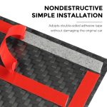 Für Tesla Model 3 / Y Carbon Fiber Center Panel Schutzfolie Anti-Kratz-Auto-Innenraum, Light, Matte – Bild 5