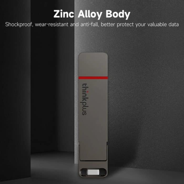 Lenovo Thinkplus TU200Pro USB3.2 und Typ-C-Dual-Interface-Solid-State-U-Disk für Mobiltelefone, 128GB, 256GB, 512GB, 1TB, 2TB – Bild 4