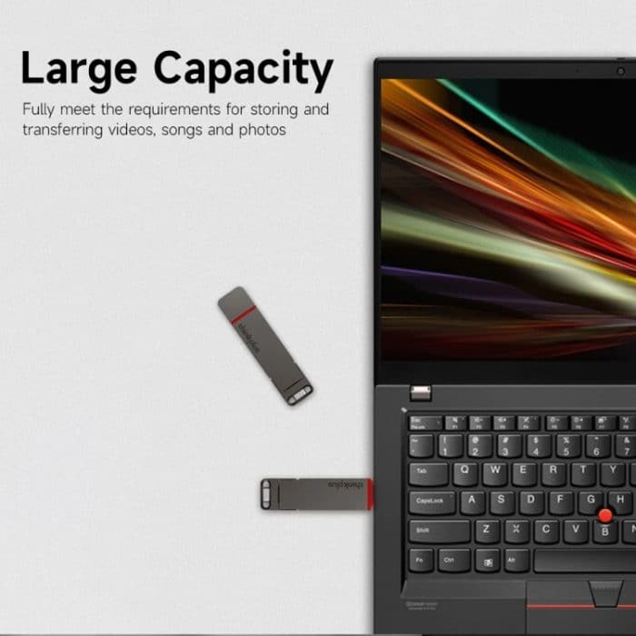 Lenovo Thinkplus TU200Pro USB3.2 und Typ-C-Dual-Interface-Solid-State-U-Disk für Mobiltelefone, 128GB, 256GB, 512GB, 1TB, 2TB – Bild 7