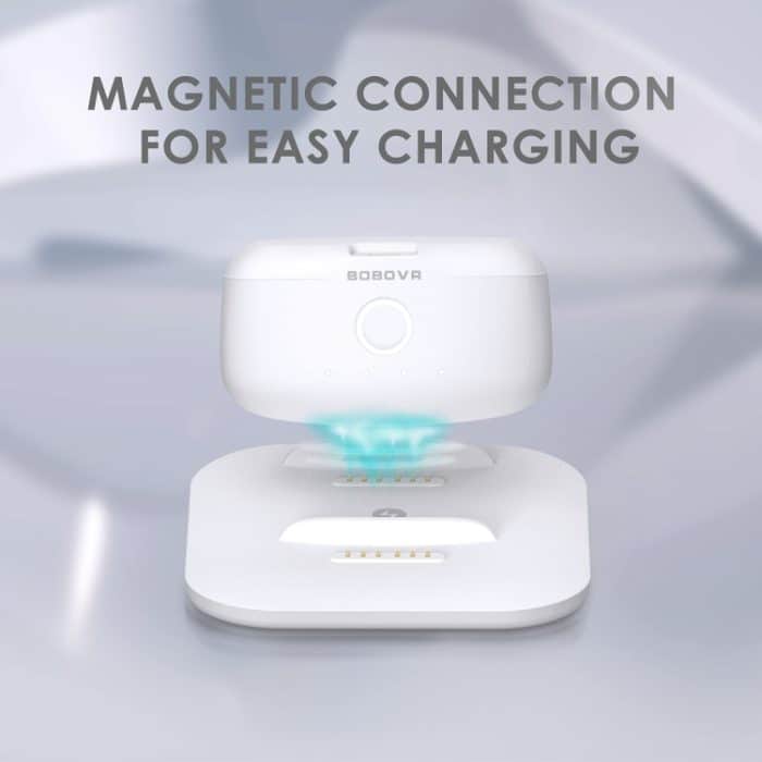 BOBOVR Twin Charger Station Magnetische Ladestation für Quest 3 Kopfgurt B2 Akku – Bild 3