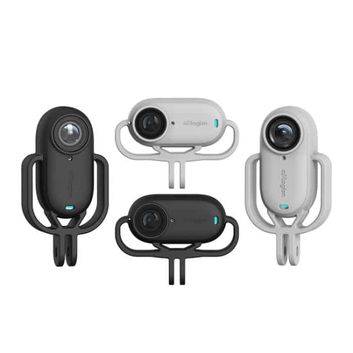 Für Insta360 GO 3 aMagisn Silikonhülle Kamera Schutzzubehör, Horizontal Gray, Vertical Gray, Horizontal Black, Vertical Black – Bild 2