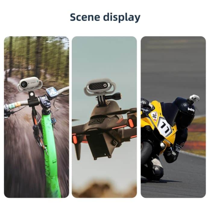 Für Insta360 GO 3 aMagisn Silikonhülle Kamera Schutzzubehör, Horizontal Gray, Vertical Gray, Horizontal Black, Vertical Black – Bild 10