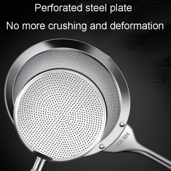 Kacheeg 304 Edelstahl Sojamilchlöffel Küchenölfilterkelle, 8 x 25cm, 9.3 x 26.3cm, 11 x 32.7cm, 11 x 34cm, 15 x 36.5cm, 15 x 38.3cm – Bild 6