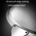 Kacheeg 304 Edelstahl Sojamilchlöffel Küchenölfilterkelle, 8 x 25cm, 9.3 x 26.3cm, 11 x 32.7cm, 11 x 34cm, 15 x 36.5cm, 15 x 38.3cm – Bild 7