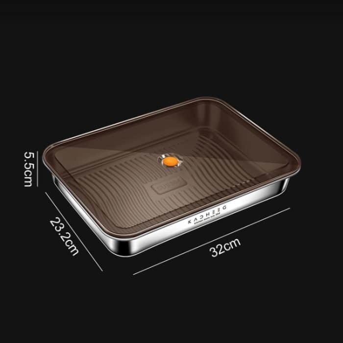 Kacheeg Kühlschrank-Knödel-Aufbewahrungsbox für den Heimgebrauch, Wonton-Gefrierschrank-Organizer, 304 Steel, 316 Steel – Bild 2