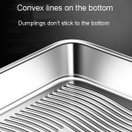 Kacheeg Kühlschrank-Knödel-Aufbewahrungsbox für den Heimgebrauch, Wonton-Gefrierschrank-Organizer, 304 Steel, 316 Steel – Bild 4
