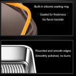 Kacheeg Kühlschrank-Knödel-Aufbewahrungsbox für den Heimgebrauch, Wonton-Gefrierschrank-Organizer, 304 Steel, 316 Steel – Bild 11