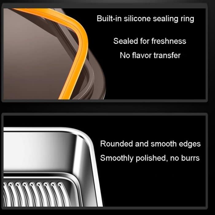 Kacheeg Kühlschrank-Knödel-Aufbewahrungsbox für den Heimgebrauch, Wonton-Gefrierschrank-Organizer, 304 Steel, 316 Steel – Bild 11