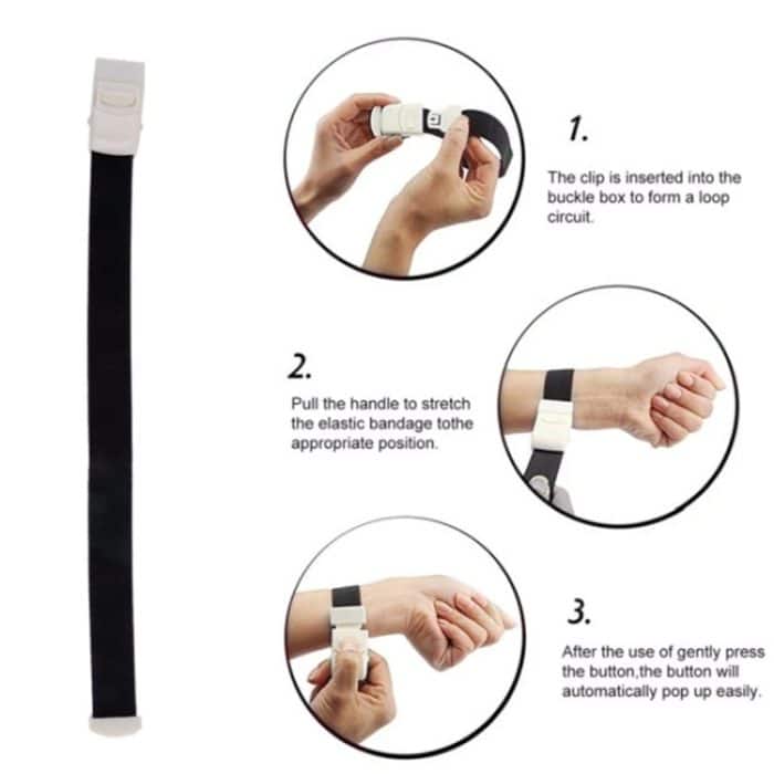 Schnell abnehmbare Notfall-Schnallen-Tourniquet-Outdoor-Survival-Camping-Ausrüstung, 2.5x40cm – Bild 5