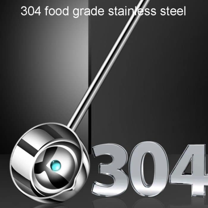 Kacheeg Edelstahl-Heißölpfanne für die Küche, kleiner Ölausgießlöffel, Glossy, Froested, 304 Single Layer Steel, 316 Triple Layer Steel – Bild 4