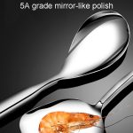 Kacheeg Haushalts-Edelstahl-Spachtel, Küchenutensilien, Kochutensilien, Spatula, Soup Spoon, Leaky Spoon, Frying Spatula, Noodle Scoop, Rice Spoon, Storage Frame – Bild 8