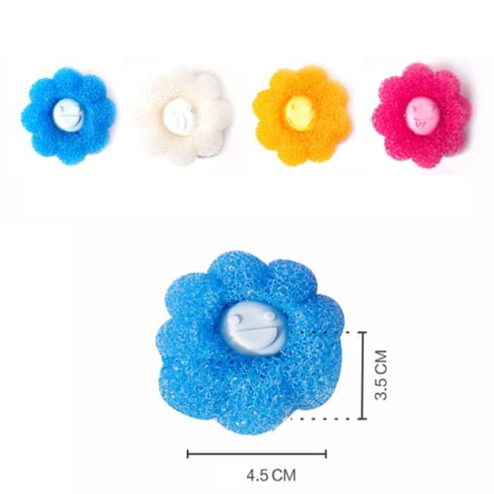 4 teile/satz Haushalt Anti-tangle Wäsche Bälle Anti-knoten Wäsche Reinigung Ball für Waschmaschine – Bild 2