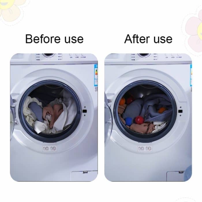 4 teile/satz Haushalt Anti-tangle Wäsche Bälle Anti-knoten Wäsche Reinigung Ball für Waschmaschine – Bild 4