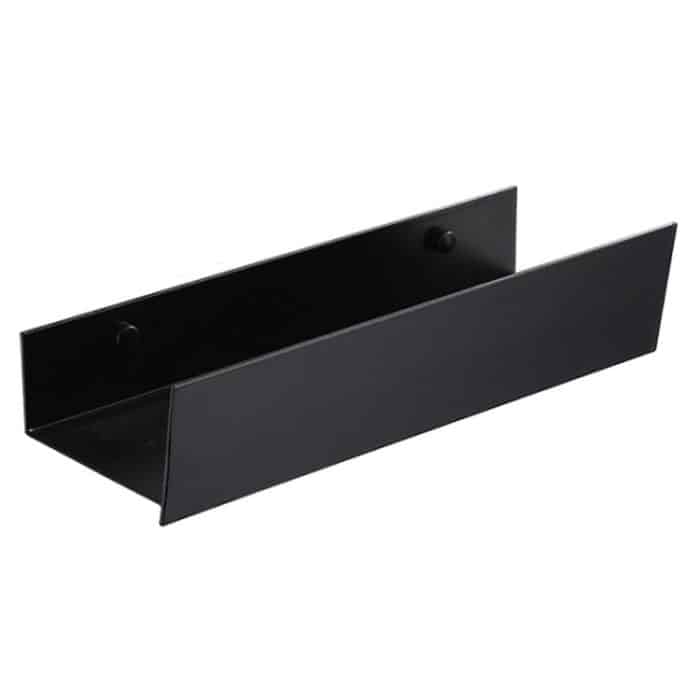 TBD0604377501-2.jpg No-Punch Badezimmerregal Waschtisch Praktisches Aufbewahrungsregal, 30cm Black Paint, 40cm Black Paint, 50cm Black Paint, 30cm White Paint, 40cm White Paint, 50cm White Paint – Bild 1