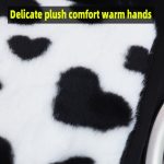 Plüsch-Herzmuster-Auto-Mittelkonsolen-Abdeckmatte, 32x19cm – Bild 4