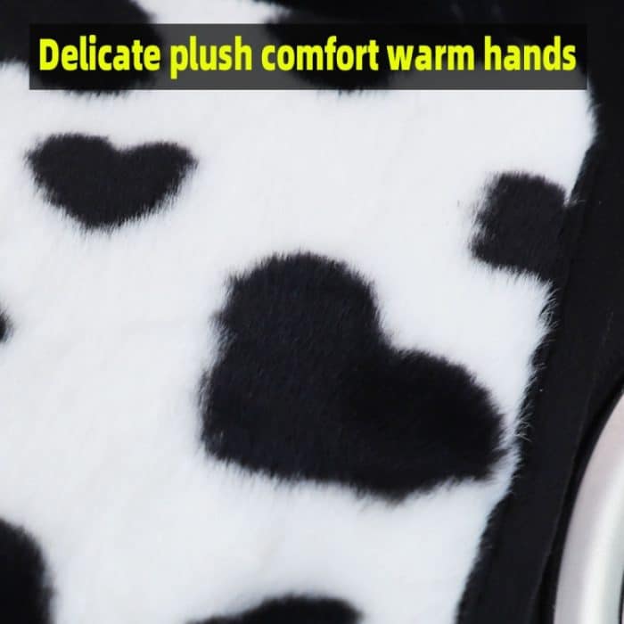 Plüsch-Herzmuster-Auto-Mittelkonsolen-Abdeckmatte, 32x19cm – Bild 4