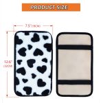 Plüsch-Herzmuster-Auto-Mittelkonsolen-Abdeckmatte, 32x19cm – Bild 5