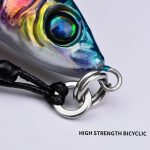 PROBEROS LF137 3D Spray Painted Bionic Lure Warp Bass Leader Fish Long Casting Süßwasser Meer Leuchtender Angelköder, 28g, 40g – Bild 8
