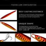PROBEROS LF128 Langwurfköder, Eisenplatte, Blei, Fisch, Süßwasser, Meer, Angeln, Warp, Barsch, Metall, Pailletten, Köder, 10g – Bild 11