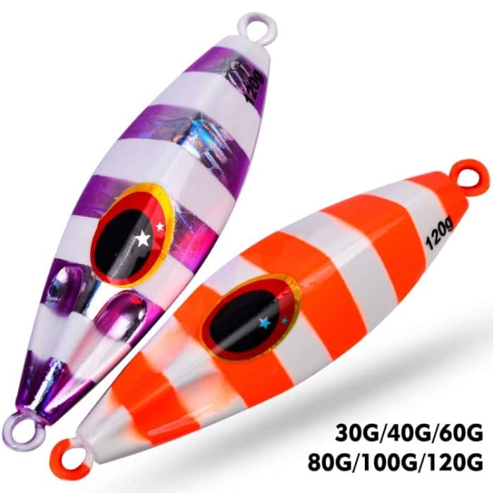 PROBEROS LF124 Tiefsee-Eisenplatten-Blei-Fisch-Angelköder, langsam sinkender, schaukelnder, leuchtender Boots-Angelköder, 30g – Bild 7