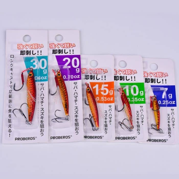 PROBEROS LF127 Langwurfköder, kleiner Vorfach, Süßwasser-Wolfsbarsch-Angeln, Trällerer, Spinnerbait, 7g – Bild 14