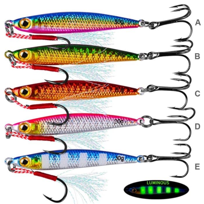 PROBEROS LF127 Langwurfköder, kleiner Vorfach, Süßwasser-Wolfsbarsch-Angeln, Trällerer, Spinnerbait, 7g – Bild 3