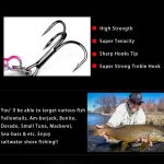 PROBEROS LF126 Langwurfblei-Fischköder, Süßwasser-Meerfischköder, Pailletten, 10g – Bild 14