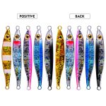 PROBEROS LF126 Langwurfblei-Fischköder, Süßwasser-Meerfischköder, Pailletten, 7g – Bild 3