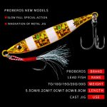 PROBEROS LF126 Langwurfblei-Fischköder, Süßwasser-Meerfischköder, Pailletten, 10g – Bild 10