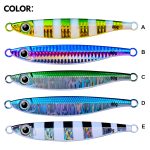 PROBEROS LF121 Schnell sinkender Laser-Bootsfischer-Seefischköder Eisenplattenköder, 14g – Bild 3