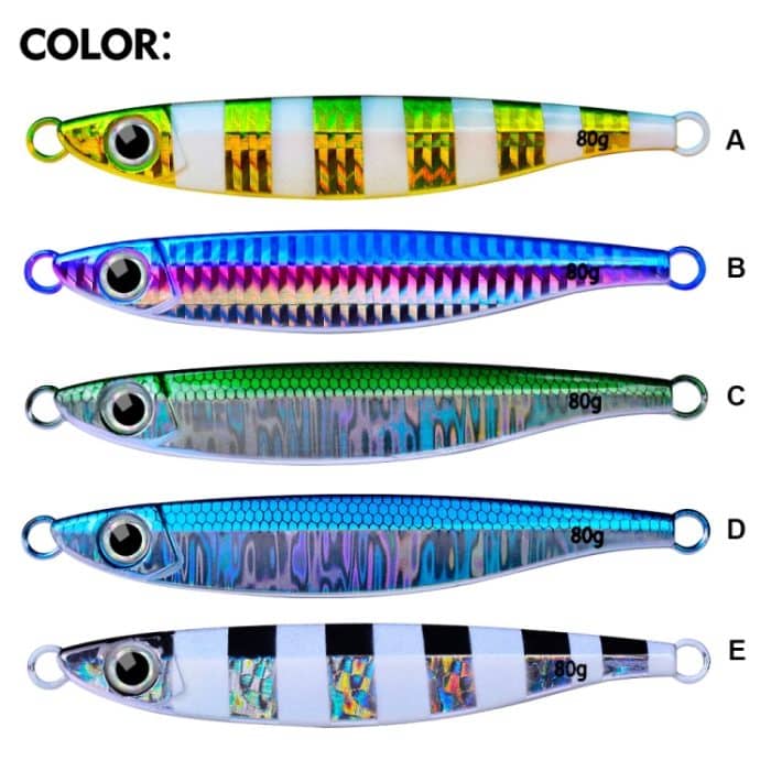 PROBEROS LF121 Schnell sinkender Laser-Bootsfischer-Seefischköder Eisenplattenköder, 14g – Bild 3