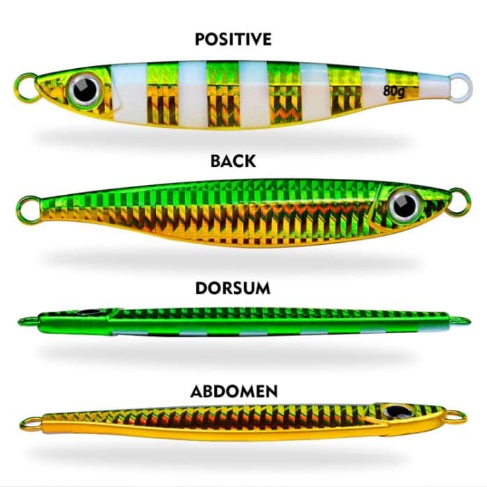 PROBEROS LF121 Schnell sinkender Laser-Bootsfischer-Seefischköder Eisenplattenköder, 14g – Bild 4