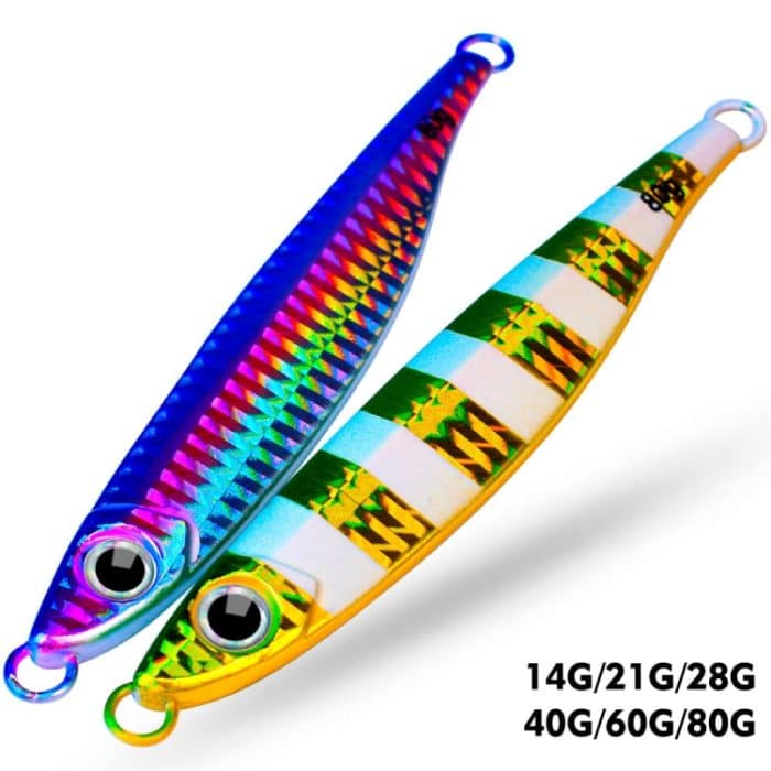 PROBEROS LF121 Schnell sinkender Laser-Bootsfischer-Seefischköder Eisenplattenköder, 14g – Bild 5