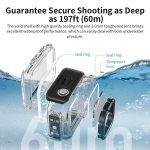 aMagisn Horizontales und vertikales Schießtauchgehäuse, 60 m wasserdichtes Gehäusezubehör, For Insta360 Ace Pro, For Insta360 Ace – Bild 9