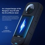 Für Insta360 X3 aMagisn Bildschirm gehärteter Filmschutz Sportkamera-Zubehör, 1set, 2sets – Bild 3