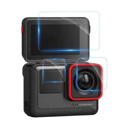 Für Insta360 ACE aMagisn gehärtete Folie Schutzaufkleber Sportkamera Zubehör, 3 In 1, 6 In 1