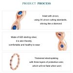 Zirkon-Glücksauge-Ring aus Sterlingsilber S925 – Bild 3