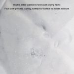 Verdickter, wasserdichter, schimmelfester Duschvorhang, einfacher Badezimmer-Hotelvorhang mit Haken, 80x180cm, 100x180cm, 100x200cm, 120x180cm, 120x200cm, 150x180cm, 150x200cm, 180x180cm, 180x200cm, 200x180cm, 200x200cm, 220x200cm, 240x200cm, 260x200cm... – Bild 4