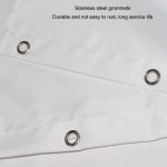 Verdickter, wasserdichter, schimmelfester Duschvorhang, einfacher Badezimmer-Hotelvorhang mit Haken, 80x180cm, 100x180cm, 100x200cm, 120x180cm, 120x200cm, 150x180cm, 150x200cm, 180x180cm, 180x200cm, 200x180cm, 200x200cm, 220x200cm, 240x200cm, 260x200cm... – Bild 6