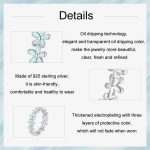 Ring mit tropfendem Blumenarrangement aus S925-Sterlingsilber – Bild 4