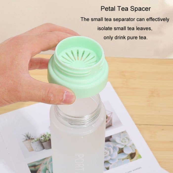 Outdoor-Sportbecher mit großem Fassungsvermögen, gefrosteter Kunststoff, tragbar, auslaufsichere Teetassen, 400ml Transparent Black, 400ml Transparent White, 400ml Transparent Green, 600ml Transparent White, 600ml Transparent Green – Bild 6