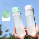 Outdoor-Sportbecher mit großem Fassungsvermögen, gefrosteter Kunststoff, tragbar, auslaufsichere Teetassen, 600Mml Transparent Black, 800ml Transparent Black, 800ml Transparent White, 800ml Transparent Green, 400ml Frosted White – Bild 7