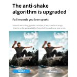 VIRAN V9 4K Dual-Farbbildschirm Tauchen Anti-Shake Action Kamera Outdoor Radfahren Reiserekorder, V9(Square), V9(Round) – Bild 5