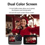 VIRAN V9 4K Dual-Farbbildschirm Tauchen Anti-Shake Action Kamera Outdoor Radfahren Reiserekorder, V9(Square), V9(Round) – Bild 6