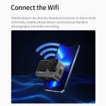 VIRAN V9 4K Dual-Farbbildschirm Tauchen Anti-Shake Action Kamera Outdoor Radfahren Reiserekorder, V9(Square), V9(Round) – Bild 9