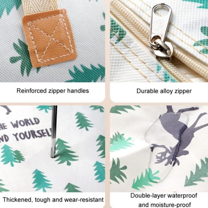 Aufbewahrungstasche für Kleidungsdecken, großes Fassungsvermögen, wasserdicht, feuchtigkeitsbeständig, bewegliche Gepäcktasche, 35L Small Elk, 48L Medium Elk, 85L Large Elk, 120L Extra Large Elk, 35L Small Pineapple, 48L Medium Pineapple... – Bild 5