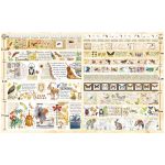 18rolls /Box Nostalgische Speicher Washi Band Set Retro Stil DIY Sammelalbum Aufkleber, Forest Dense Language, Gifts of Mountain Forests, World Travele, Sealing Manuscript, Cosmic Nebula, Elegant Prelude – Bild 3