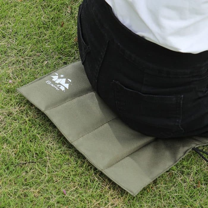 AOTU AT6225 Tragbares wasserdichtes Picknickkissen, feuchtigkeitsbeständiges Campingkissen, verdicktes, faltbares kleines Kissen für den Strand im Freien, 4 Fold Black, 4 Fold Army Green, 4 Fold Khaki, 6 Fold Khaki, 6 Fold Gray – Bild 2